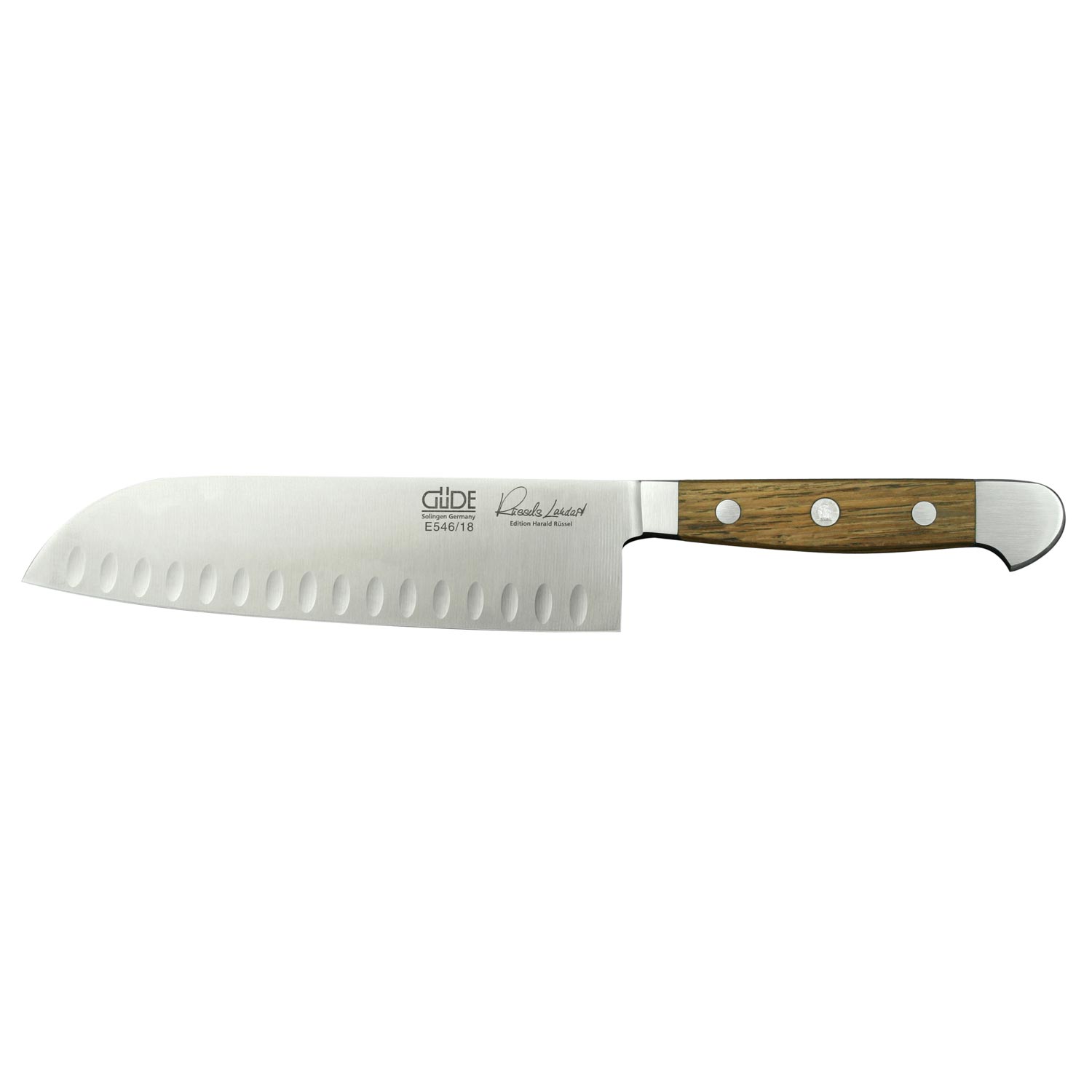 Das große Güde Alpha Fasseiche Santoku mit Kulle E546/18